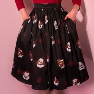 Small Vixen by Micheline NWT Pennywise IT Skirt RARE